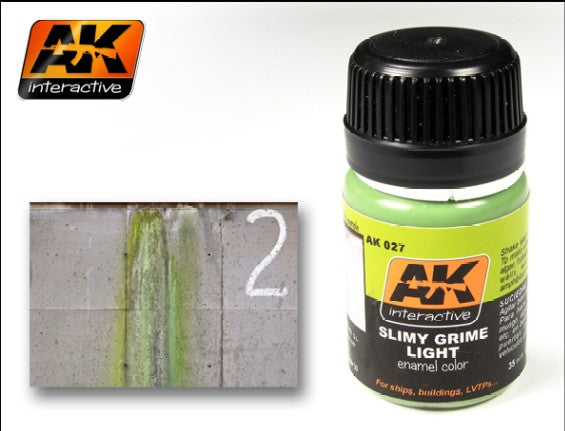 AK Interactive AK027 Slimy Grime Light Enamel Paint - 35 ml Bottle