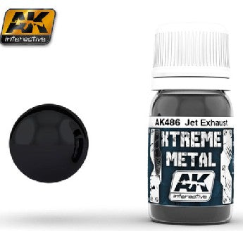 AK Interactive 486 Xtreme Metal Jet Exhaust Metallic Paint 30ml Bottle