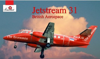 A Model from Russia 72238 1:72 Jetstream 31 British Aerospace Military Plane Kit