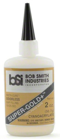 Bob Smith BSI-128 Super-Gold+ Gap Filling Ca Glue - 2 oz. Bottle