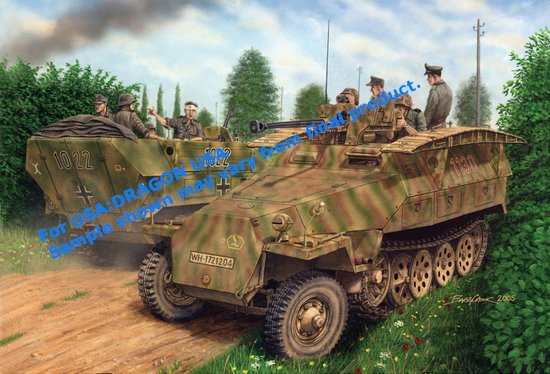 Dragon 6223 1:35 Sd.Kfz.251/7 Ausf.D Pionierpanzerwagen Armored Car Vehicle Kit