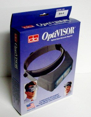 Donegan Optical Company DA4 Optivisor Binocular Headband Magnifier w/Glass Lens