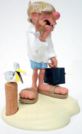 HAWK MODELS 16013 Silly Surfers Figure: HoDad Makin' the Scene w/6-Pack of Soda