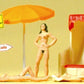 Preiser 10107 HO Scale Nude Sun Bathers Figures with Accessories (Set of 6)