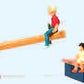 Preiser 10587 HO Children at Play Figures w/Seesaw & Sandbox (Set of 8)
