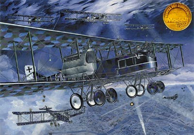 Roden Models 016 1:72 Gotha G V German Strategic Biplane Military Plane Kit