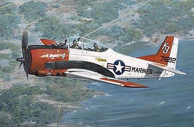 Roden Models 441 1:48 North American T-28B Trojan Military Aircraft Plane Kit