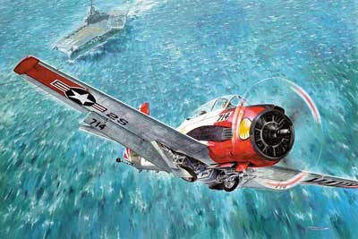 Roden Models 451 1:48 North American T-28C Trojan Military Aircraft Plane Kit