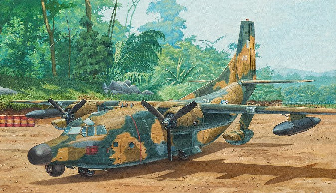 Roden Models 58 1:72 Fairchild NC/AC-123K Black Spot Provider Military Plane Kit
