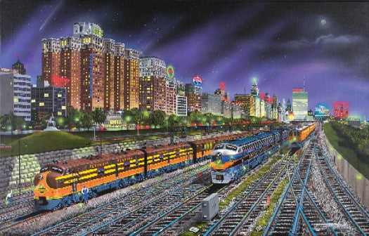 Sunsout 21385 Robert West Chicago Nights 1000-Piece Puzzle
