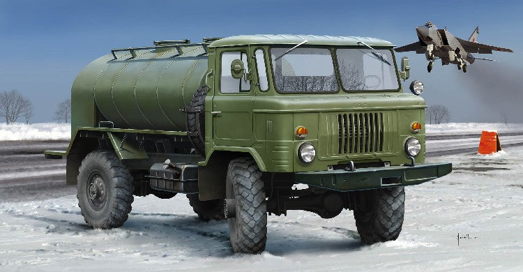 Trumpeter 01018 1:35 Russian GAZ66 Oil Military Truck Military Plane Kit