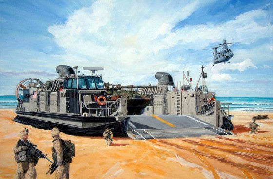 Trumpeter 00107 1:144 USMC Landing Craft/Air Cushion (LCAC) Military Plane Kit