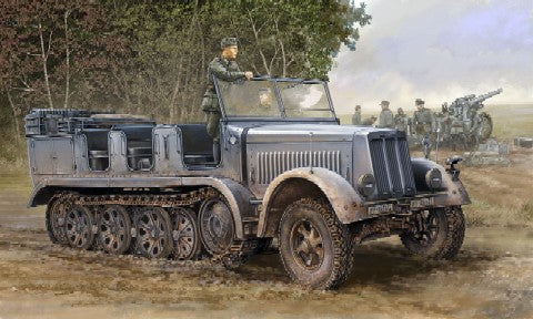 Trumpeter 01514 1:35 German Sdkfz 7 8-Ton Halftrack Early Version Plane Kit