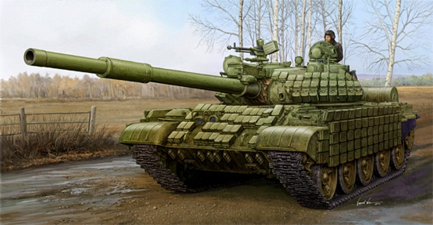 Trumpeter 01556 1:35 Russian T62 ERA Mod 1972 Tank Military Aircraft Plane Kit