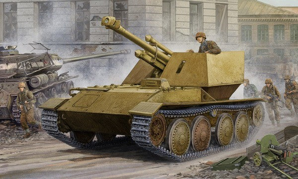 Trumpeter 01586 1:35 Krupp/Ardelt Waffentrager 105mm leFH-18 Model Kit