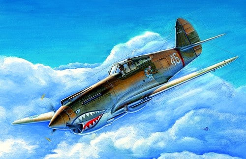 Trumpeter 01632 1:72 P40B/C Warhawk Fighter Military Aircraft Plane Model Kit