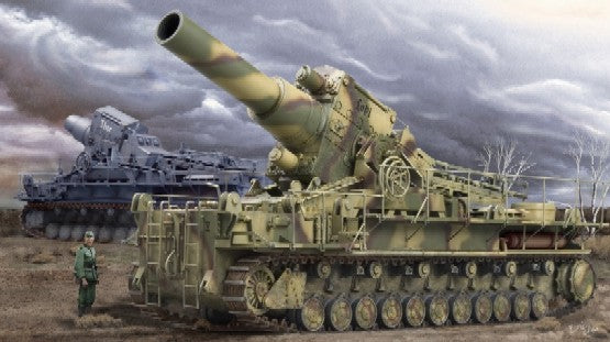 Trumpeter 00215 1:35 Morser Karl Gerat 040/041 German Gun Military Plane Kit