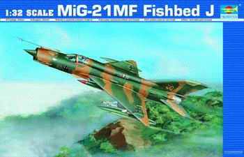 Trumpeter 02218 1:32 MiG-21 MF Fishbed J Model Military Aircraft Plane Model Kit