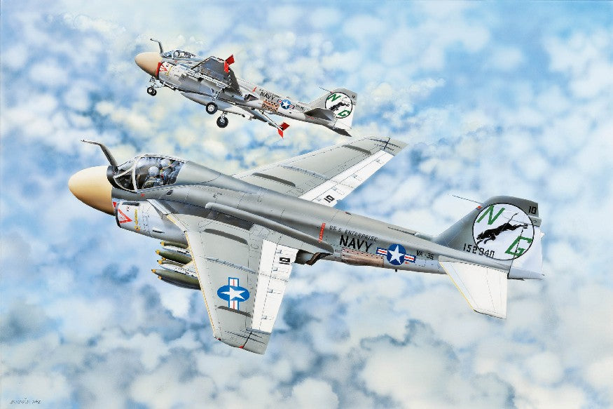 Trumpeter 02249 1:32 A6A Intruder Military Aircraft Plane Model Kit