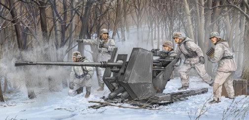 Trumpeter 02310 1:35 German 3.7cm Flak 37 Gun Plastic Model Kit