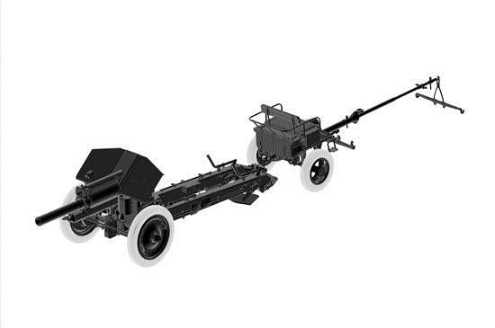 Trumpeter 02344 1:35 Soviet 122mm Howitzer 1938 M-30 Late Version Plastic Kit