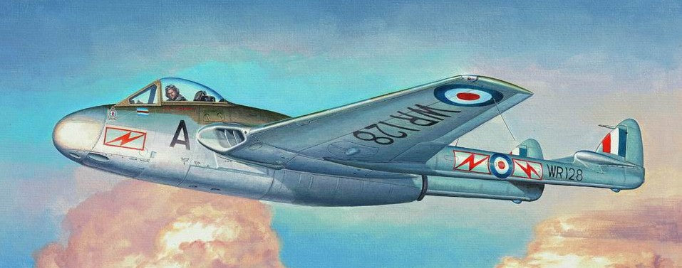 Trumpeter 02875 1:48 Vampire FB Mk 9 British Fighter Military Aircraft Plane Kit