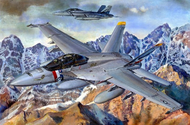 Trumpeter 03205 1:32 F/A18F Super Hornet Fighter Military Aircraft Plane Kit