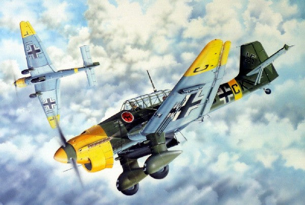 Trumpeter 03214 1:32 Junkers Ju 87B-2 Stuka Military Aircraft Plane Model Kit