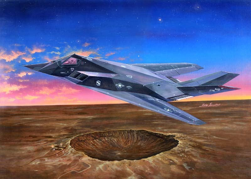 Trumpeter 03219 1:32 F117A Nighthawk Military Aircraft Plane Model Kit