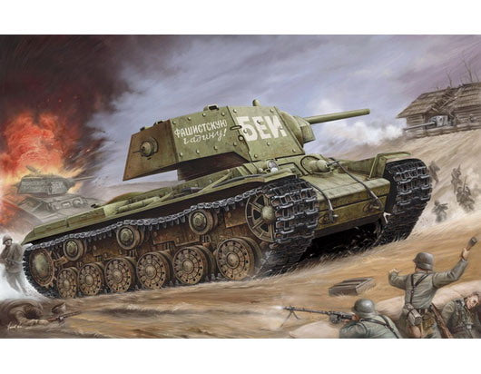 Trumpeter 00357 1:35 Russia KV-1‘s Ehkranami Military Tank Model Kit
