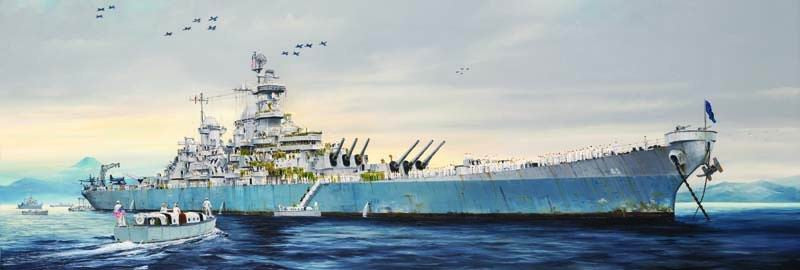 Trumpeter 03705 1:200 Scale USSMissouri BB63 Big Mo Battleship Plastic Model Kit