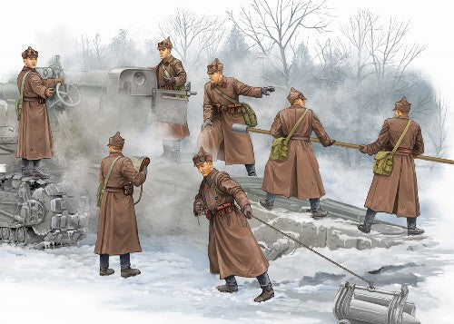Trumpeter 00427 1:35 Soviet Artillery Crew Figure Kit (Set of 7)
