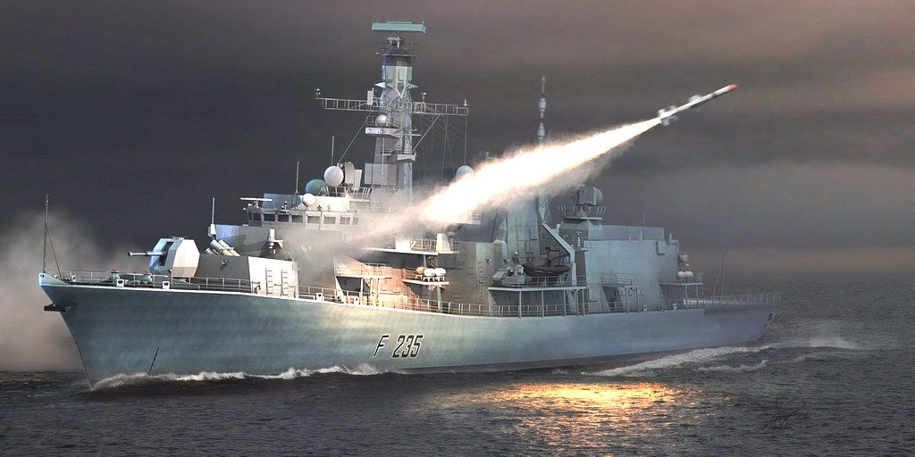 Trumpeter 04547 1:350 HMS Monmouth F235 Type 23 Frigate Plastic Model Kit