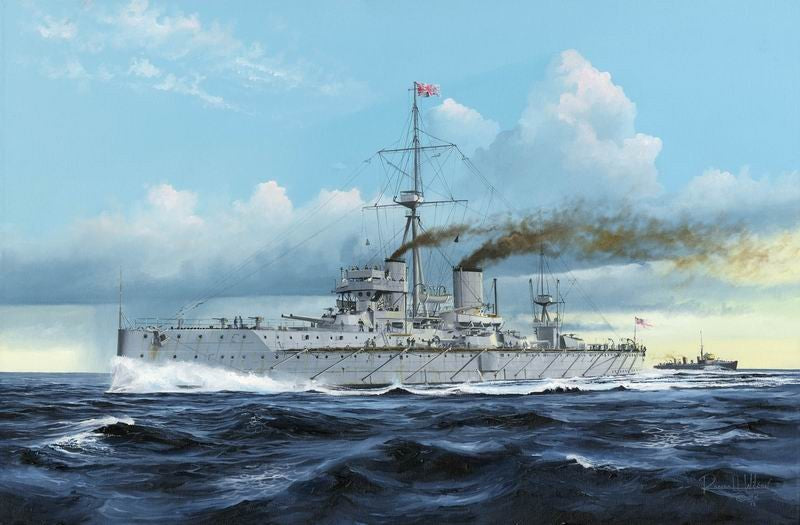 Trumpeter 05328 1:350 1907 HMS Dreadnought WWI British Battleship Model Kit