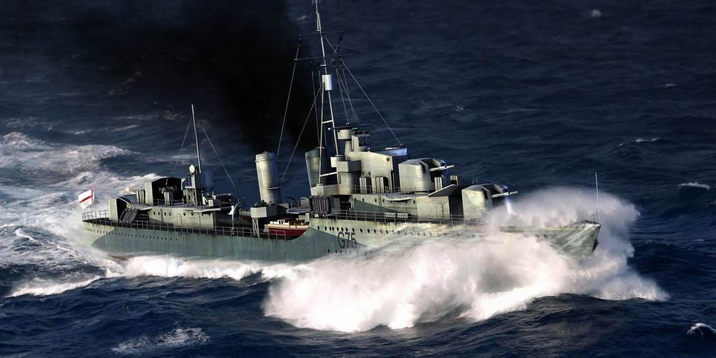 Trumpeter 05331 1:350 1941 HMS Eskimo British Tribal Class Destroyer Model Kit