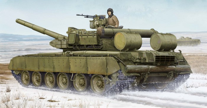 Trumpeter 05581 1:35 Russian T80BVD Main Battle Military Tank Model Kit