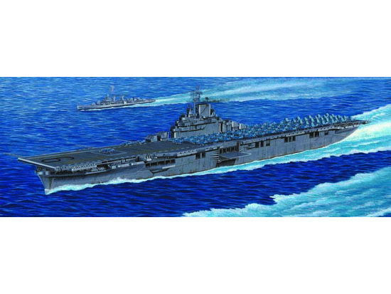Trumpeter 05602 1:350 USS Essex CV9 Aircraft Carrier Military Ship Model Kit