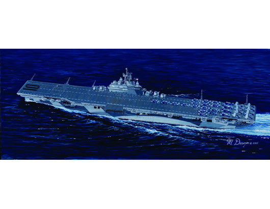 Trumpeter 05729 1:700 USS Yorktown CV10 Aircraft Carrier Military Ship Kit