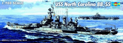 Trumpeter 05734 1:700 USS North Carolina BB55 Battleship Military Ship Kit