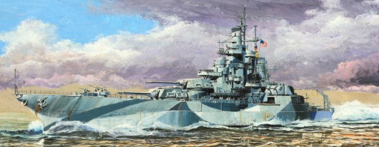 Trumpeter 05772 1:700 1945 USS West Virginia BB48 Battleship Ship Plastic Kit