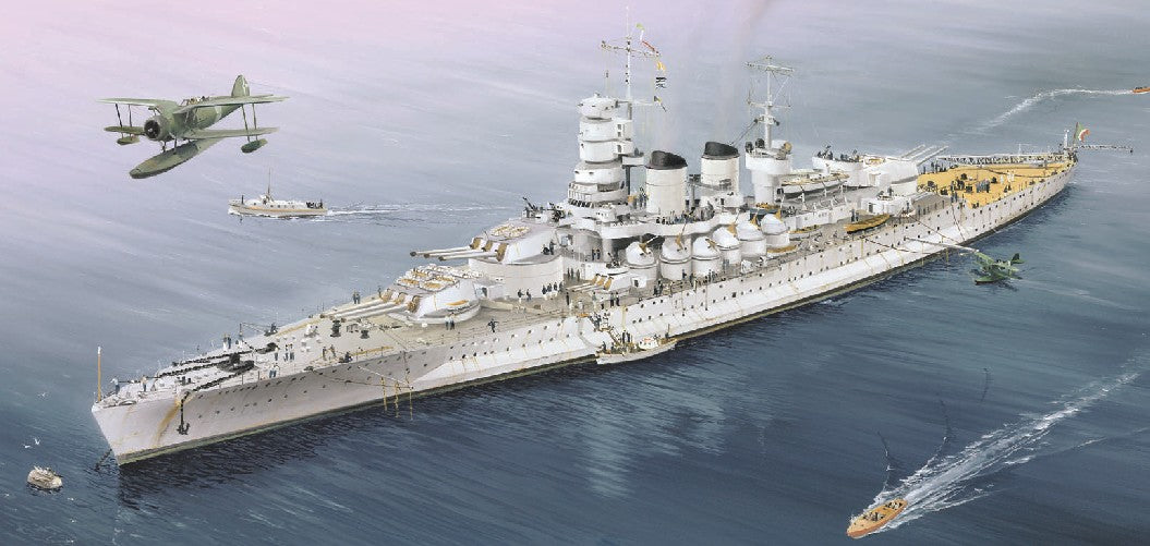 Trumpeter 05779 1:700 1940 RN Vittorio Veneto Italian Navy Battleship Model Kit
