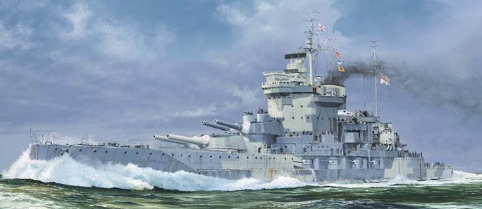 Trumpeter 05795 1:700 1942 HMS Warspite British Battleship Plastic Model Kit