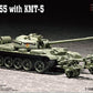 Trumpeter 07283 1:72 T-55with KMT-5 Military Tank Model Kit