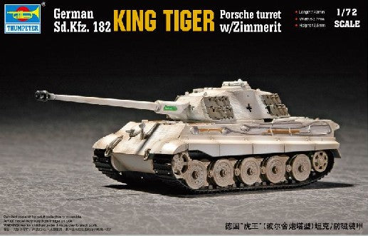 Trumpeter 07292 1:72 German Sd.Kfz. 182 King Tiger Porsche Turret Kit