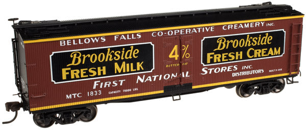 Atlas 20002007 HO Brookside Creamery 40' Wood Reefer MTC #1833