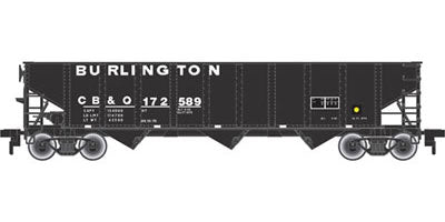 Atlas 20002909 HO Chicago, Burlington & Quincy 70 Ton 3-Bay Open Hopper #172589