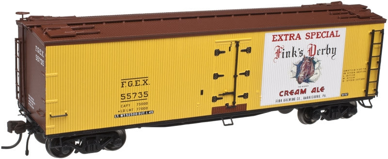 Atlas 20003096 HO Finks Purple Ribbon Beer 40' Wood Reefer #55735