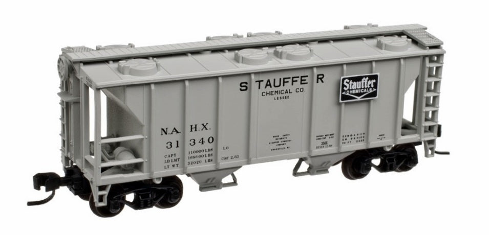 Atlas 50001830 N Stauffer Chemical PS-2 2-Bay Covered Hopper #31340