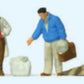 Preiser 14119 HO Men In Front of Railway Station Figures (Set of 5)