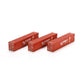 Athearn 27777 HO Horizon Lines 45' Container Intermodal (Set of 3)